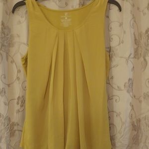 Mustard Yellow No Sleeve Blouse